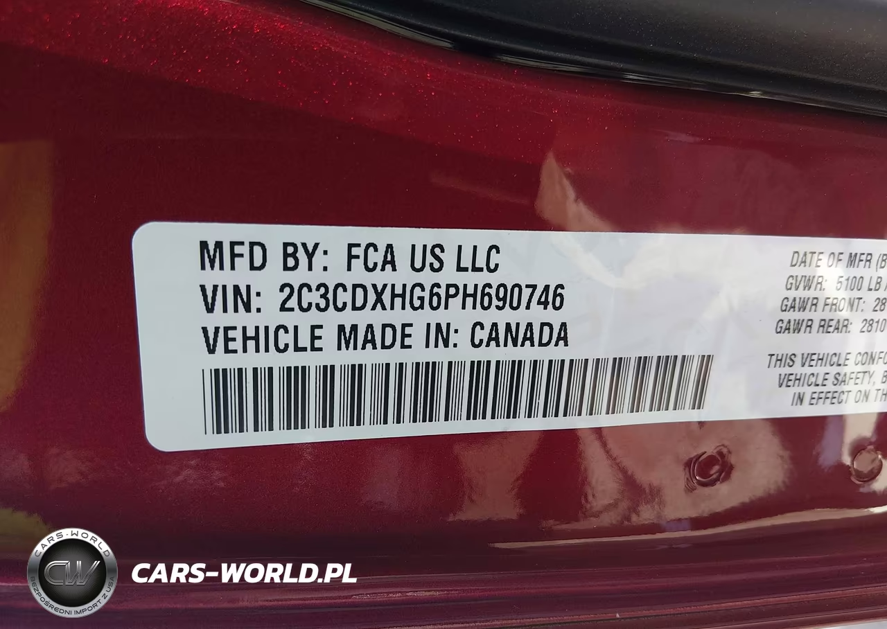 2023 Dodge Charger Gt VIN:2C3CDXHG6PH690746 - 9
