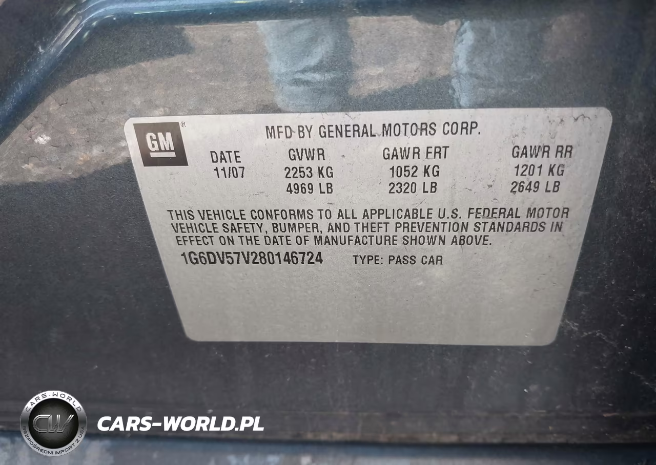 2008 Cadillac Cts Standard VIN:1G6DV57V280146724 - 9