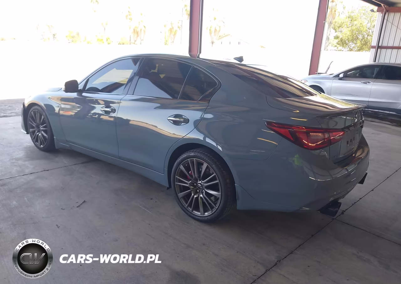 2021 Infiniti Q50 Red Sport 400 VIN:JN1FV7DP5MM850476 - 3