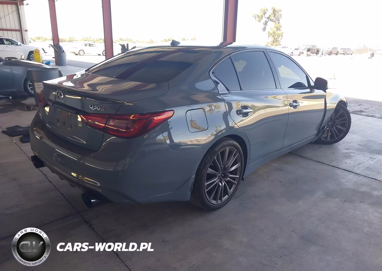 2021 Infiniti Q50 Red Sport 400 VIN:JN1FV7DP5MM850476 - 4
