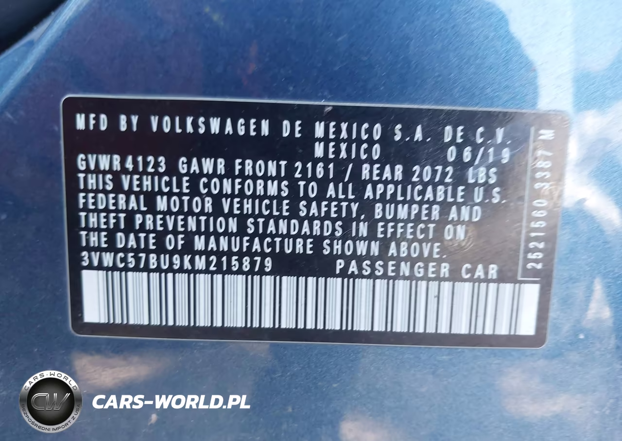 2019 Volkswagen Jetta 1.4T R-Line-1.4T S-1.4T Se VIN:3VWC57BU9KM215879 - 9