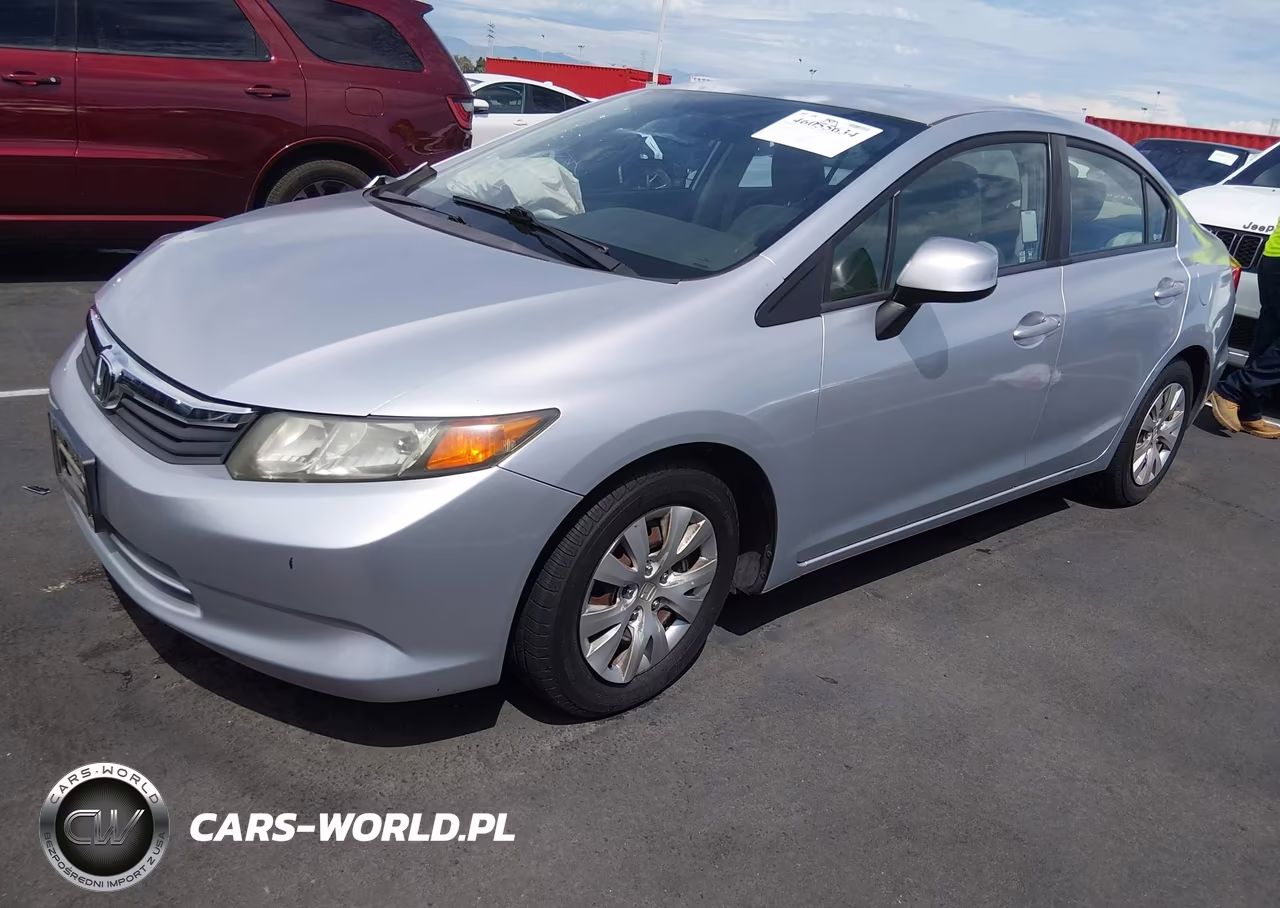 2012 Honda Civic Lx VIN:2HGFB2F5XCH600903 - 2