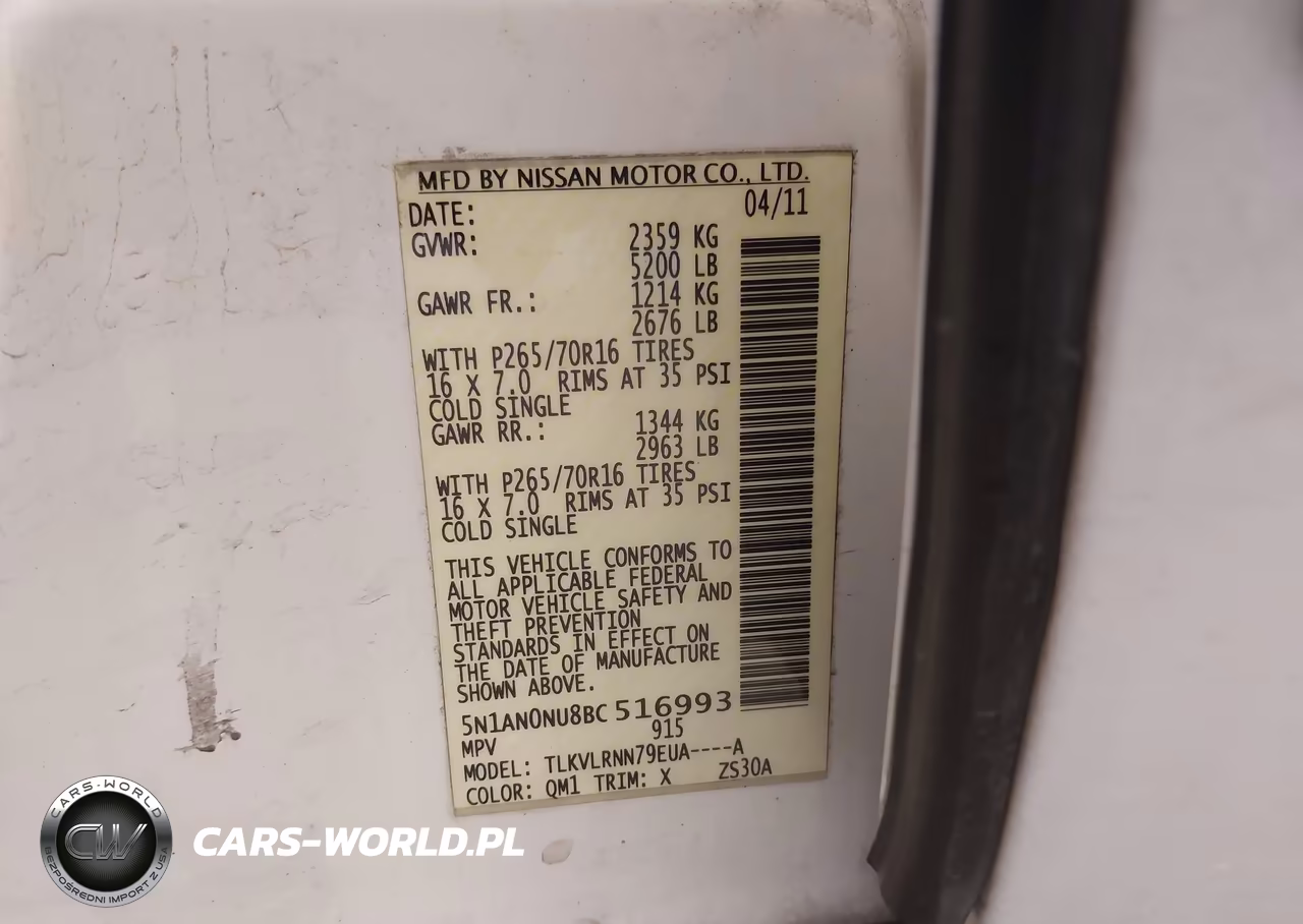 2011 Nissan Xterra S VIN:5N1AN0NU8BC516993 - 9