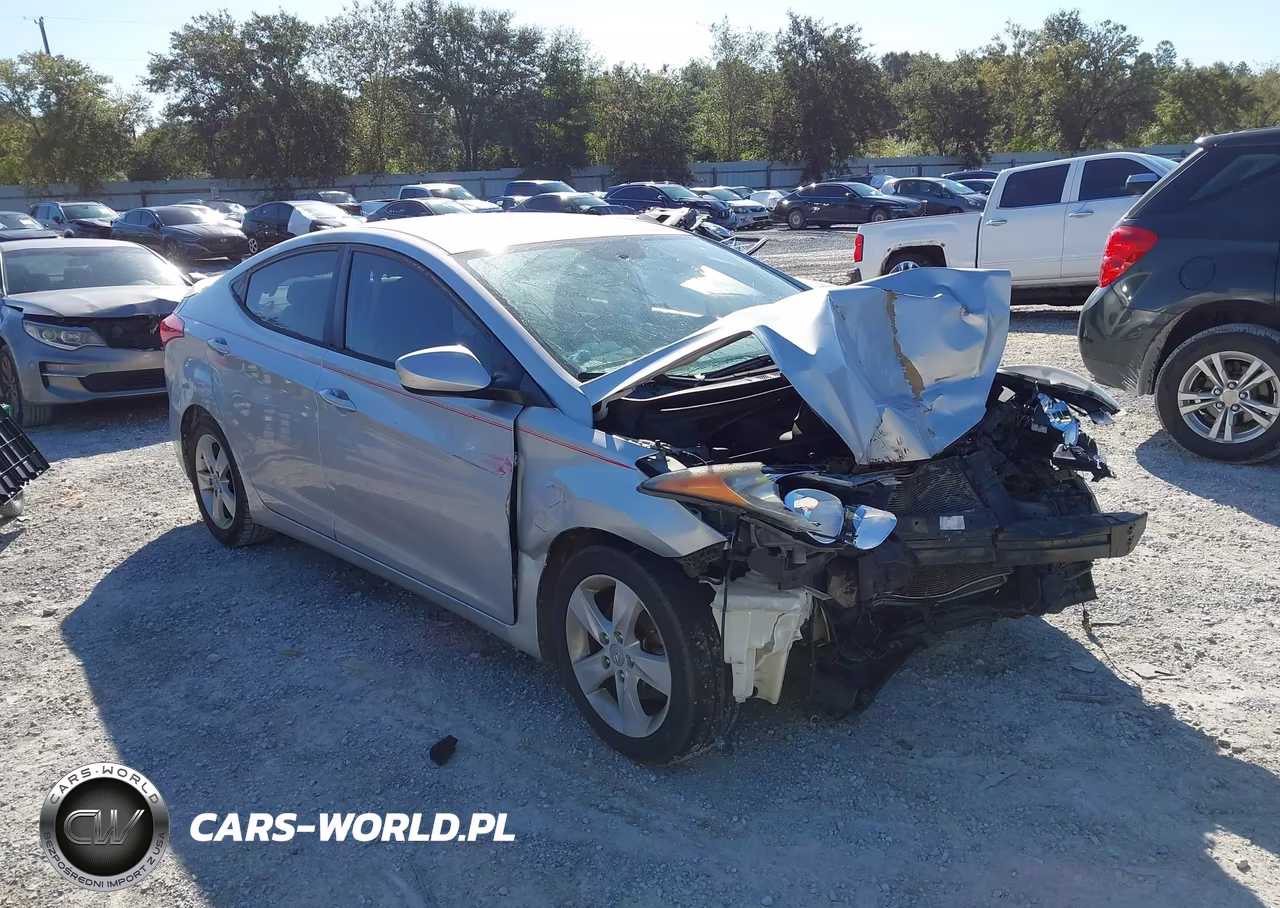 2013 Hyundai Elantra Gls VIN:KMHDH4AE1DU489207 - 1