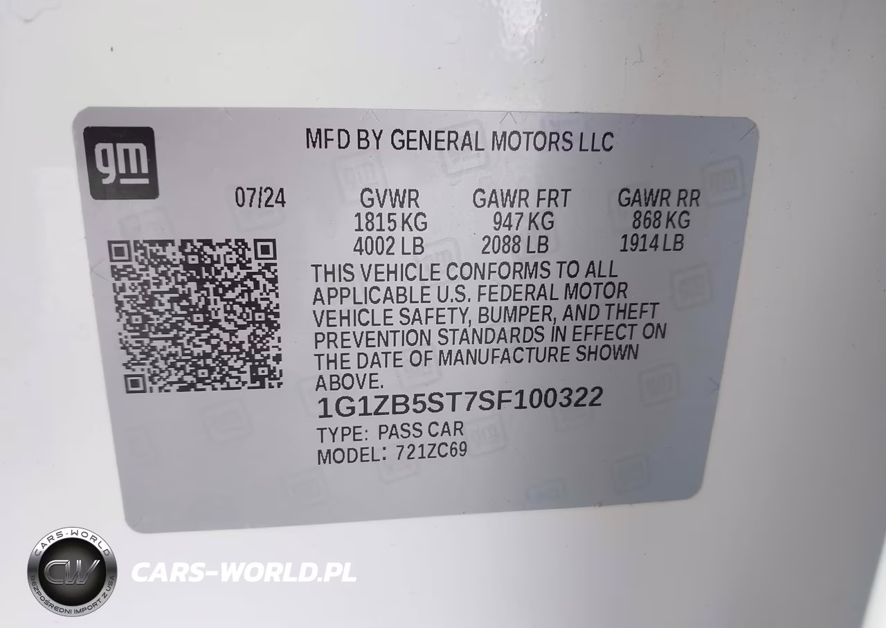 2025 Chevrolet Malibu Fwd Ls VIN:1G1ZB5ST7SF100322 - 9