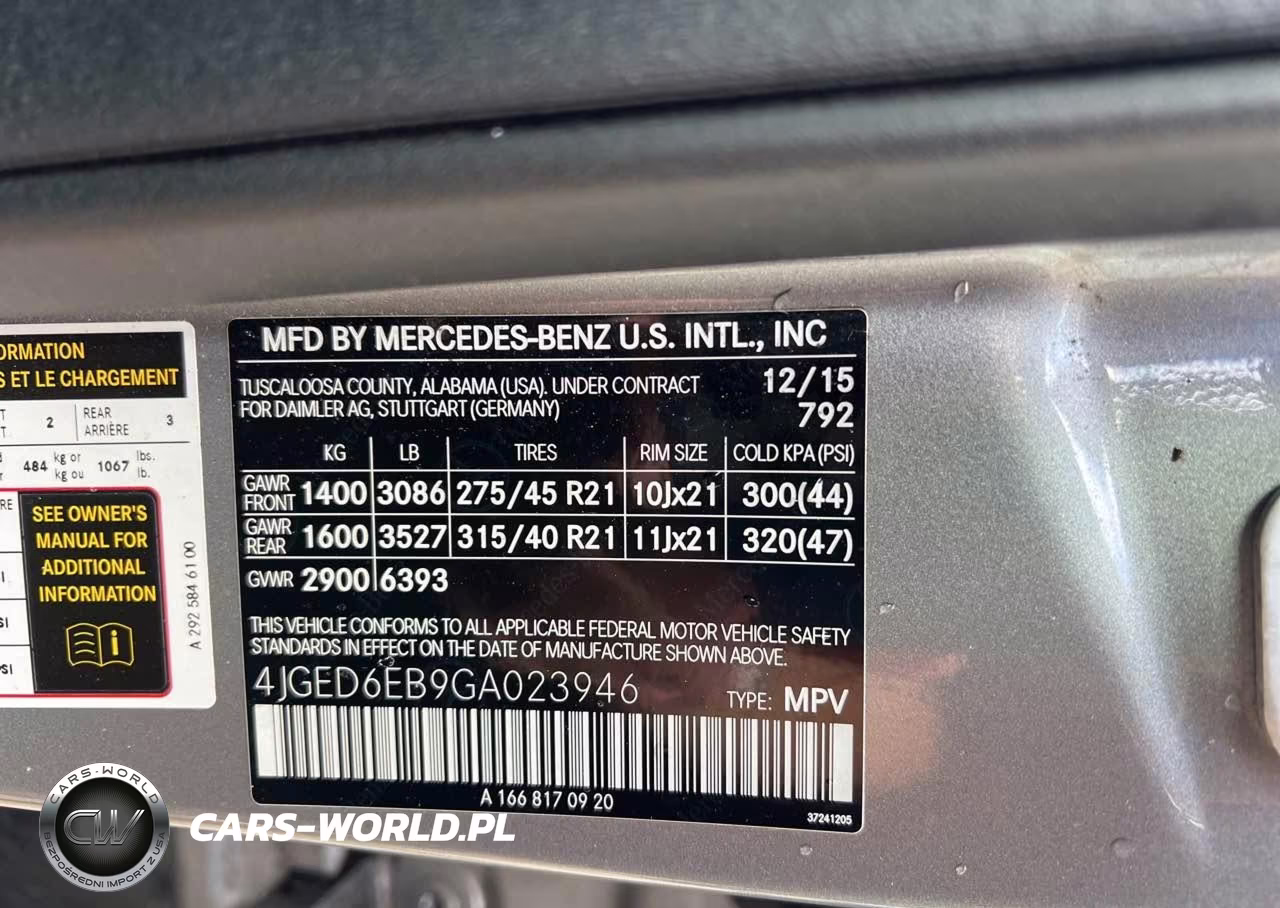 2016 Mercedes-Benz Gle Coupe 450 4Matic VIN:4JGED6EB9GA023946 - 9