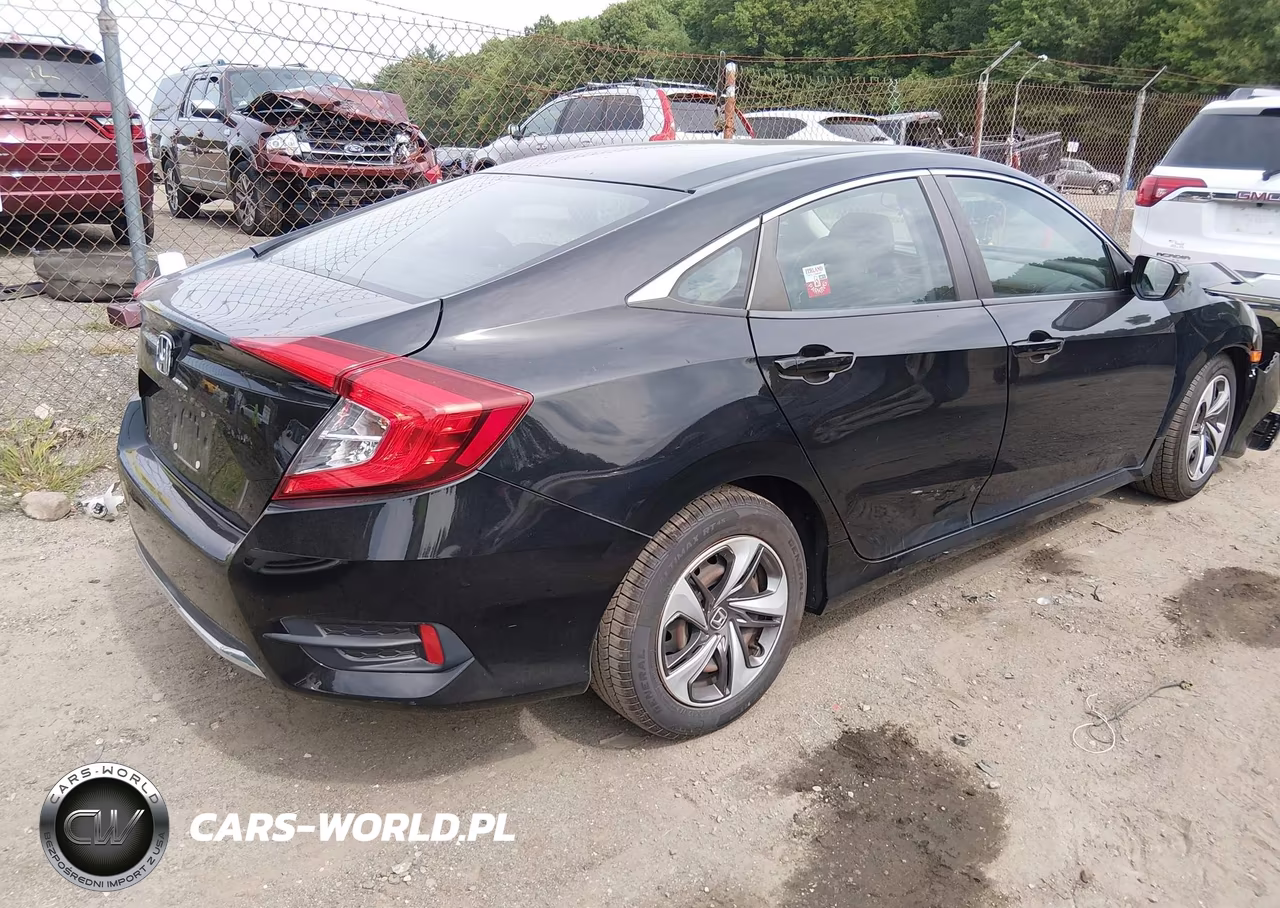 2019 Honda Civic Lx VIN:19XFC2F62KE040969 - 4