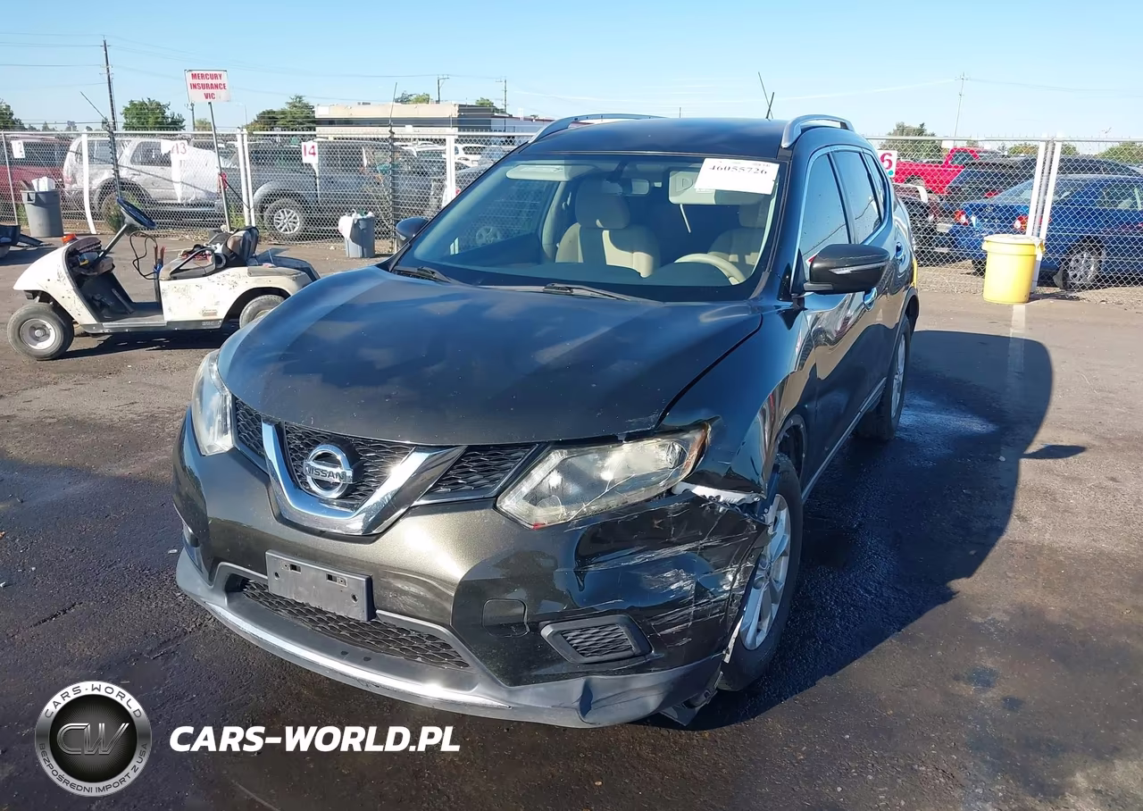 2015 Nissan Rogue Sv VIN:KNMAT2MT9FP534786 - 2