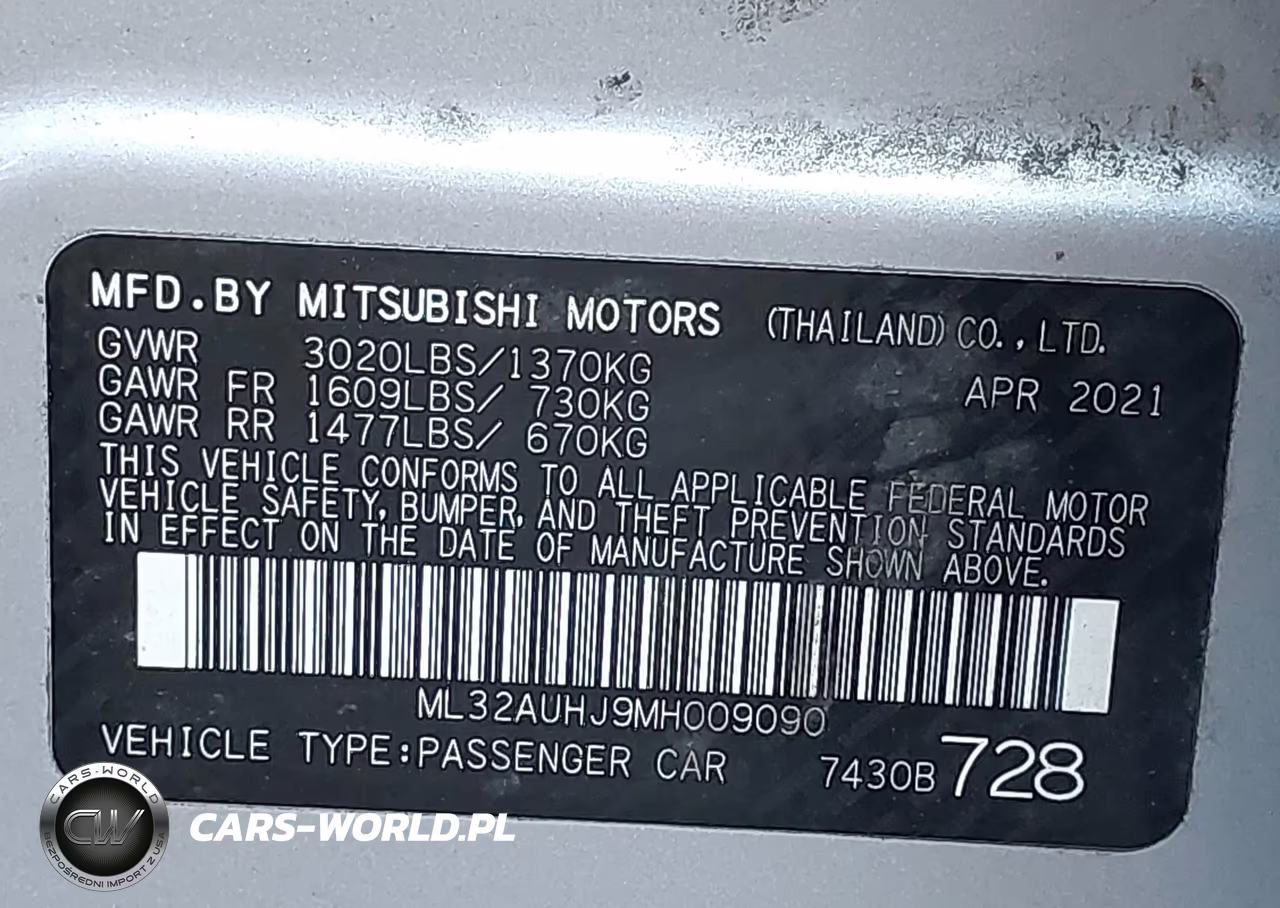2021 Mitsubishi Mirage Carbonite Edition-Es-Le VIN:ML32AUHJ9MH009090 - 9