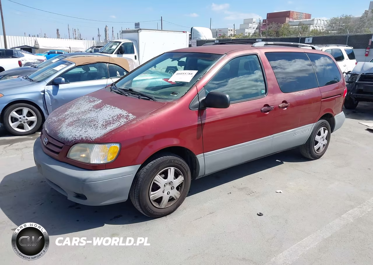 2002 Toyota Sienna Ce VIN:4T3ZF19C92U414868 - 2