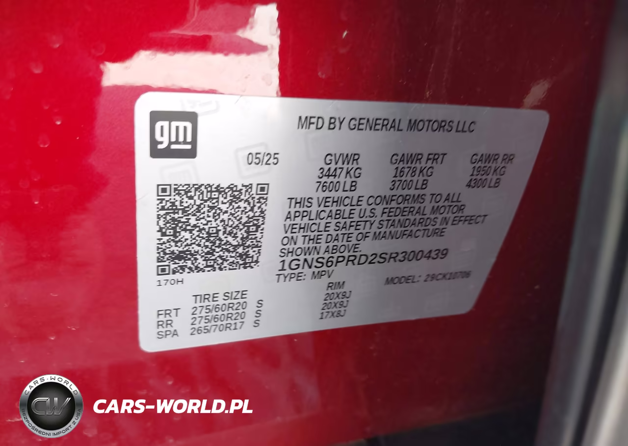 2025 Chevrolet Tahoe 4Wd Z71 VIN:1GNS6PRD2SR300439 - 9