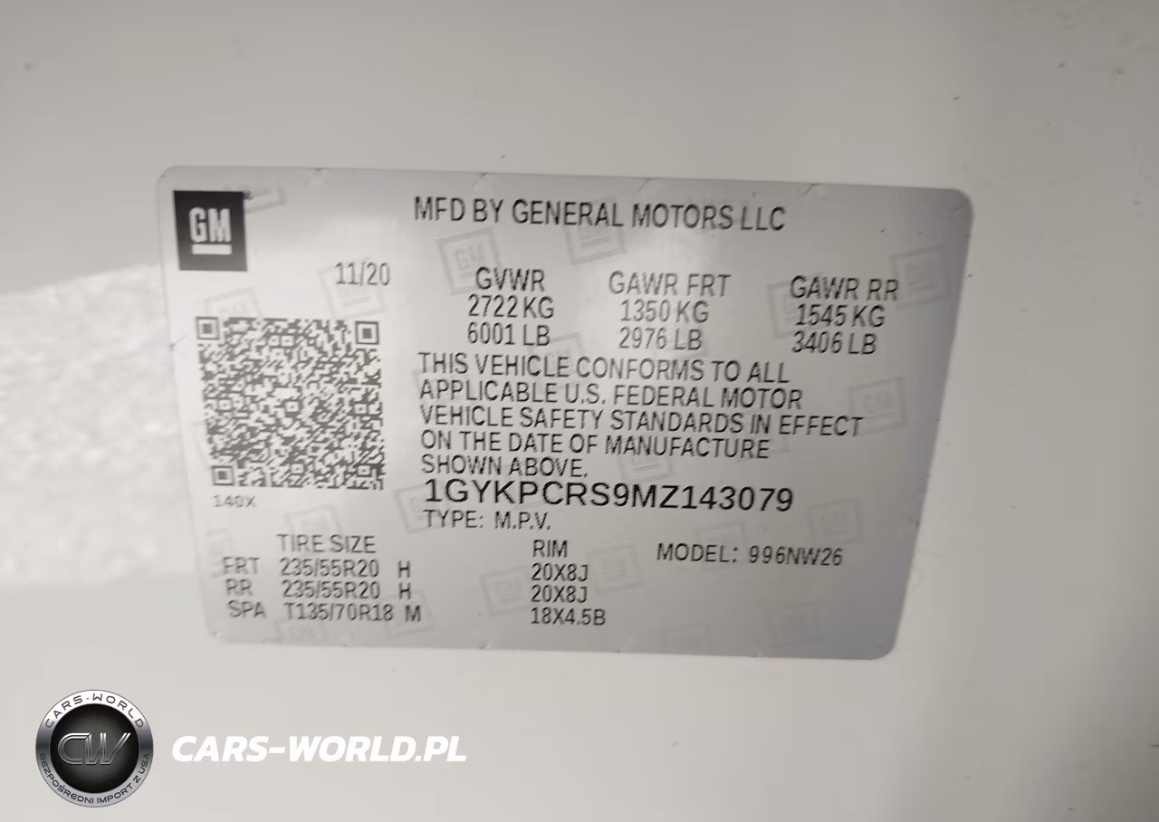 2021 Cadillac Xt6 Fwd Premium Luxury VIN:1GYKPCRS9MZ143079 - 9