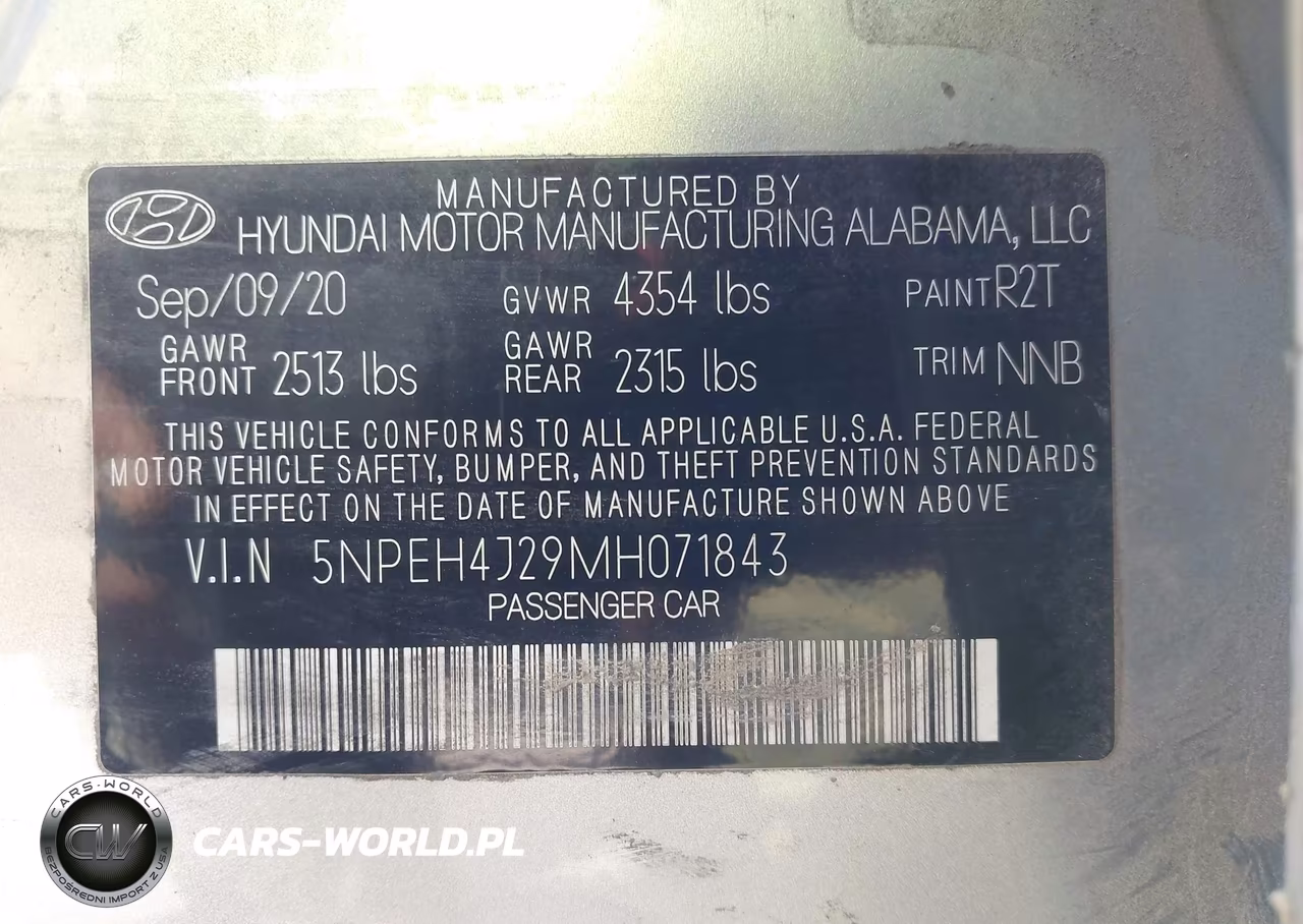 2021 Hyundai Sonata Limited VIN:5NPEH4J29MH071843 - 9
