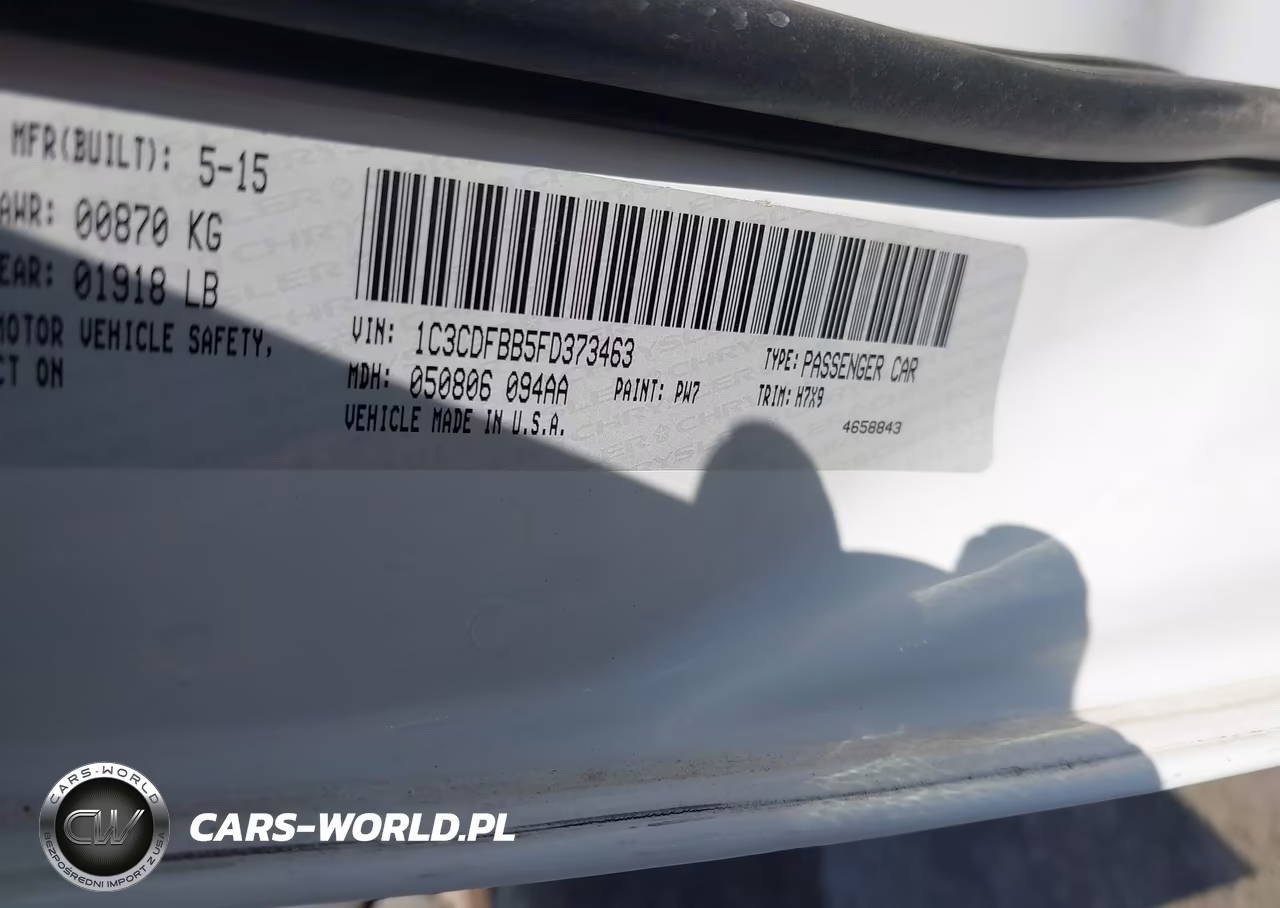 2015 Dodge Dart Sxt VIN:1C3CDFBB5FD373463 - 9