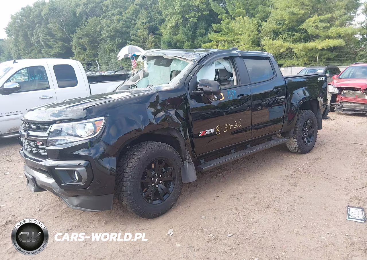 2022 Chevrolet Colorado 4Wd Short Box Z71 VIN:1GCGTDENXN1260022 - 2