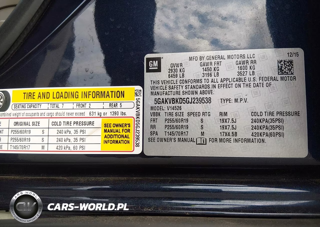 2016 Buick Enclave Leather VIN:5GAKVBKD5GJ239538 - 9