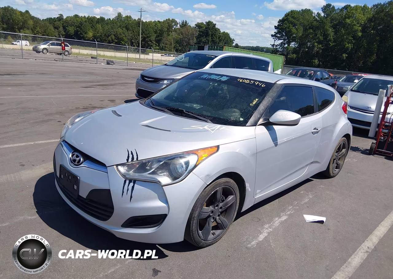2012 Hyundai Veloster Base W-Gray VIN:KMHTC6AD4CU034783 - 2