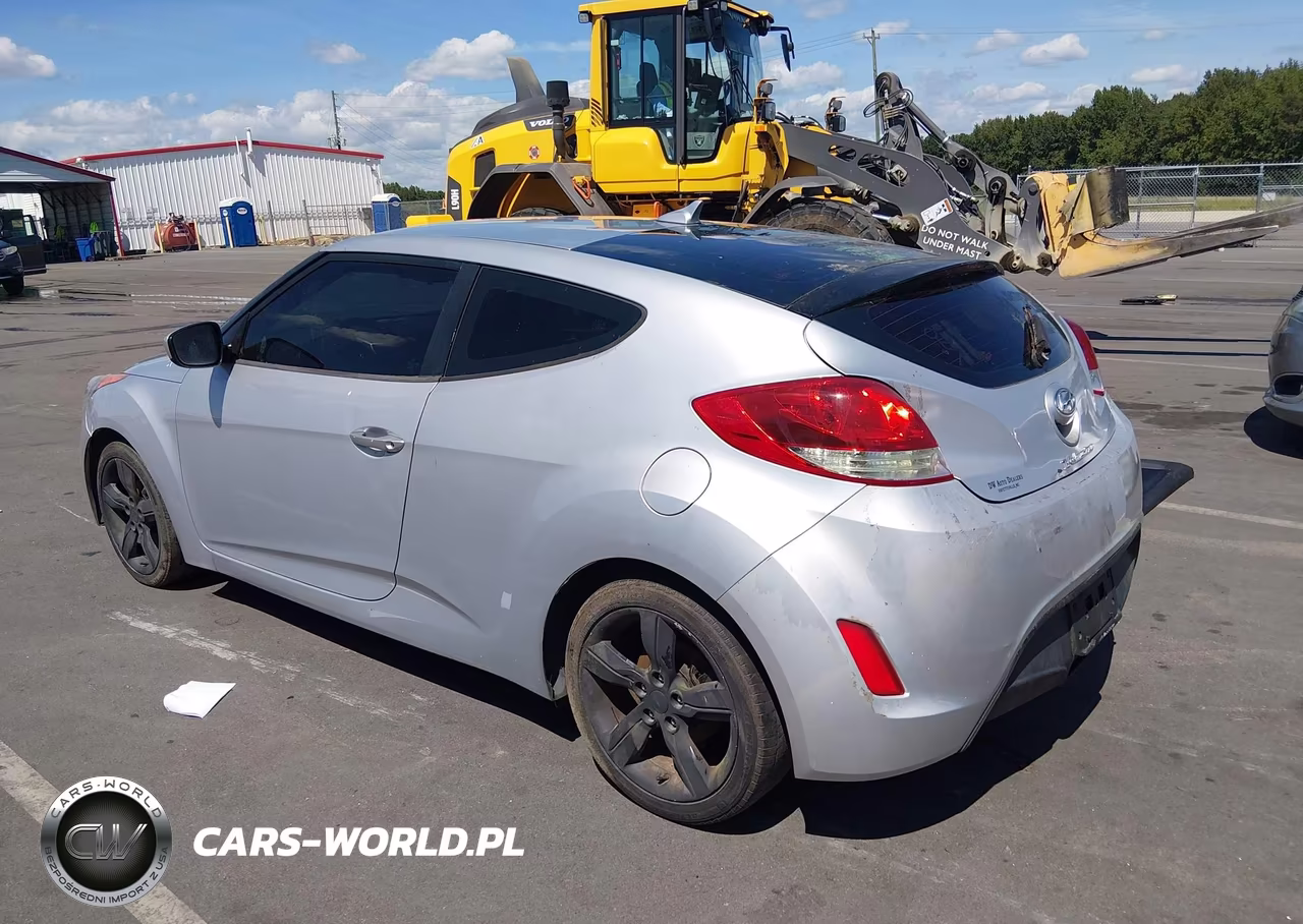 2012 Hyundai Veloster Base W-Gray VIN:KMHTC6AD4CU034783 - 3
