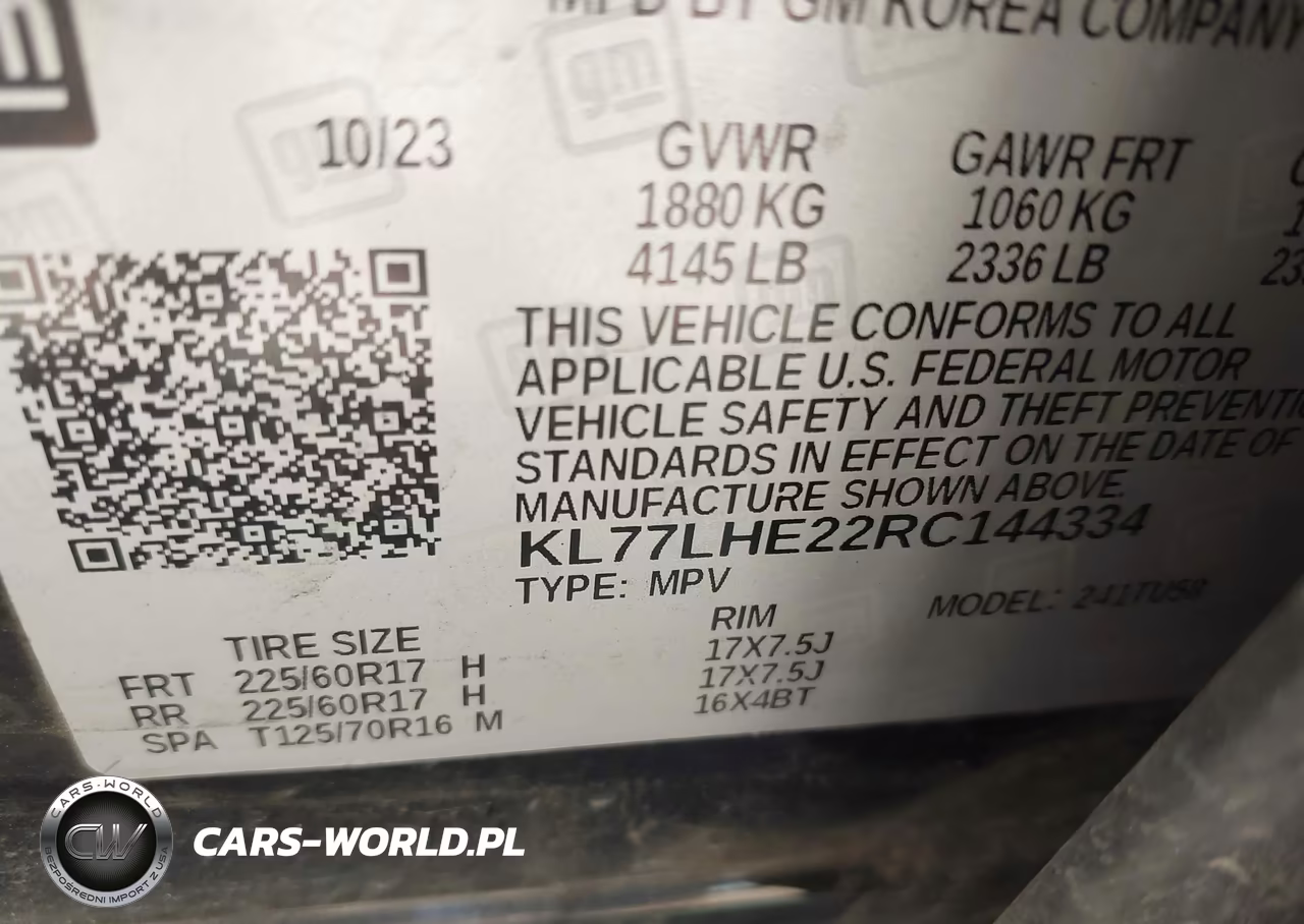 2024 Chevrolet Trax Fwd Lt VIN:KL77LHE22RC144334 - 9