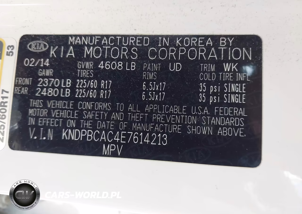 2014 Kia Sportage Lx VIN:KNDPBCAC4E7614213 - 9