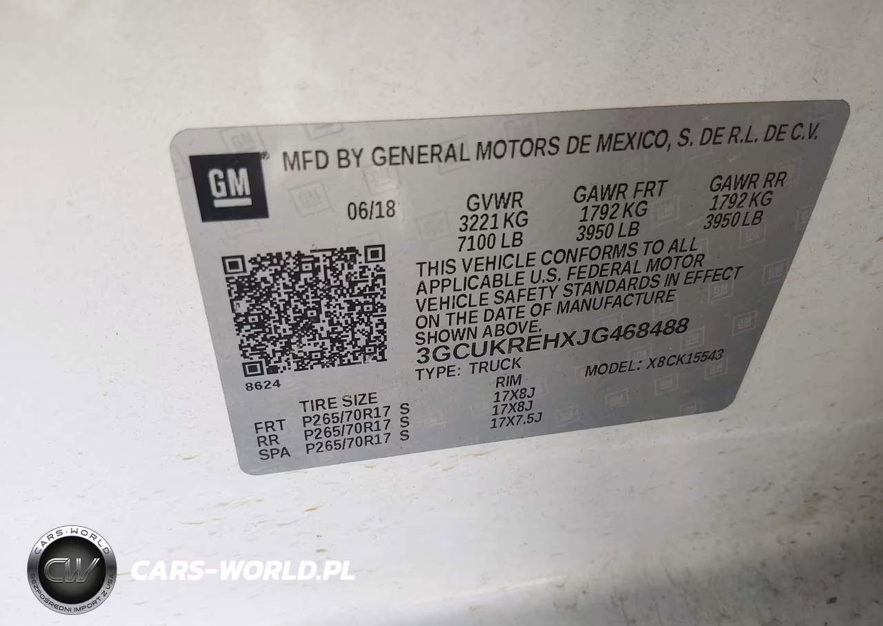 2018 Chevrolet Silverado 1500 1Lt VIN:3GCUKREHXJG468488 - 9