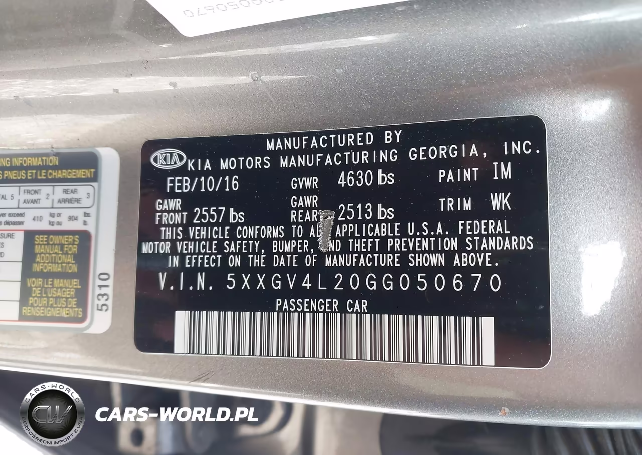 2016 Kia Optima Sxl Turbo VIN:5XXGV4L20GG050670 - 9