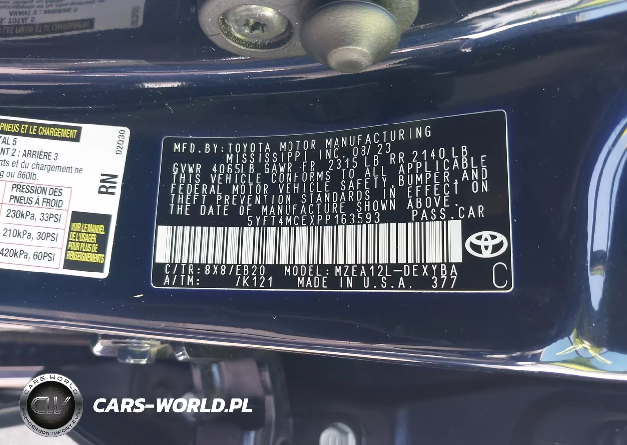 2023 Toyota Corolla Xse VIN:5YFT4MCEXPP163593 - 9