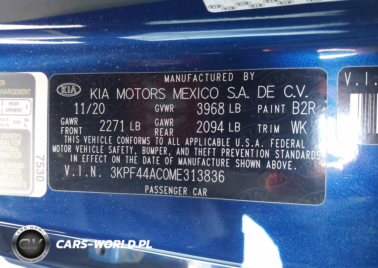 2021 Kia Forte Gt VIN:3KPF44AC0ME313836 - 9