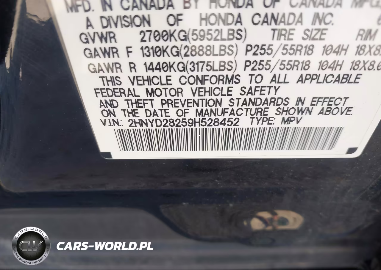 2009 Acura Mdx VIN:2HNYD28259H528452 - 9