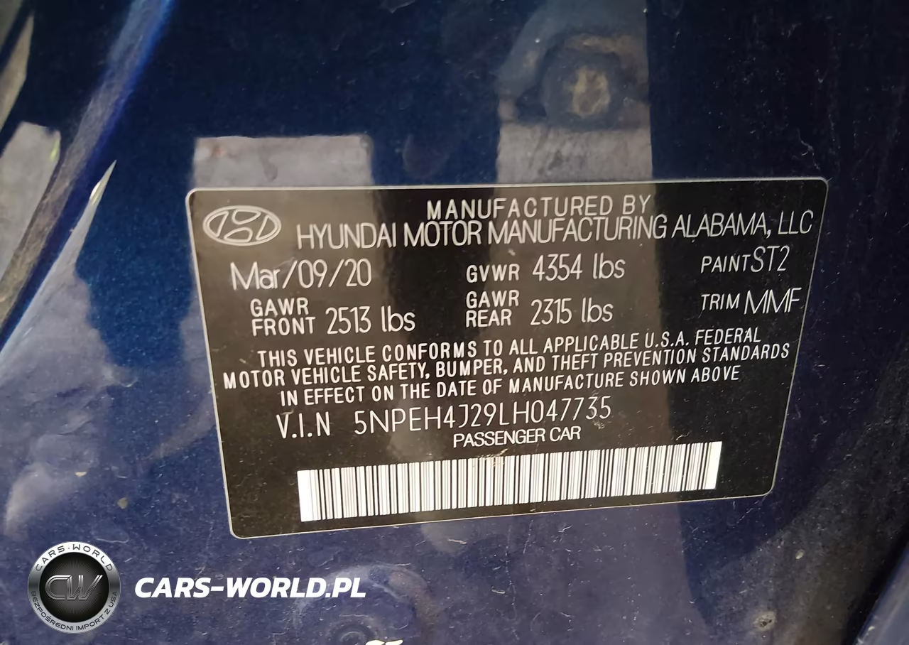 2020 Hyundai Sonata Limited VIN:5NPEH4J29LH047735 - 9