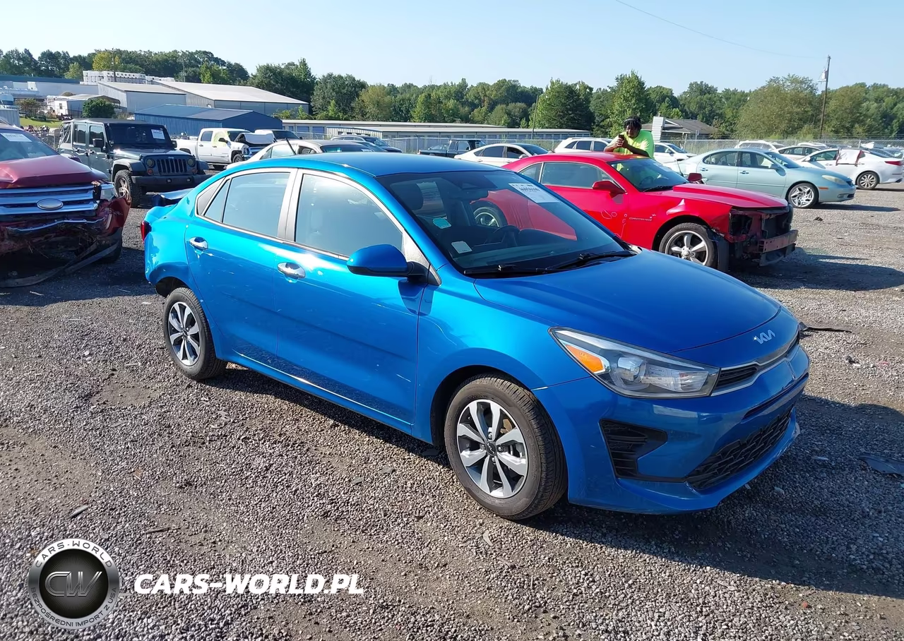 2022 Kia Rio S VIN:3KPA24AD7NE477062 - 1
