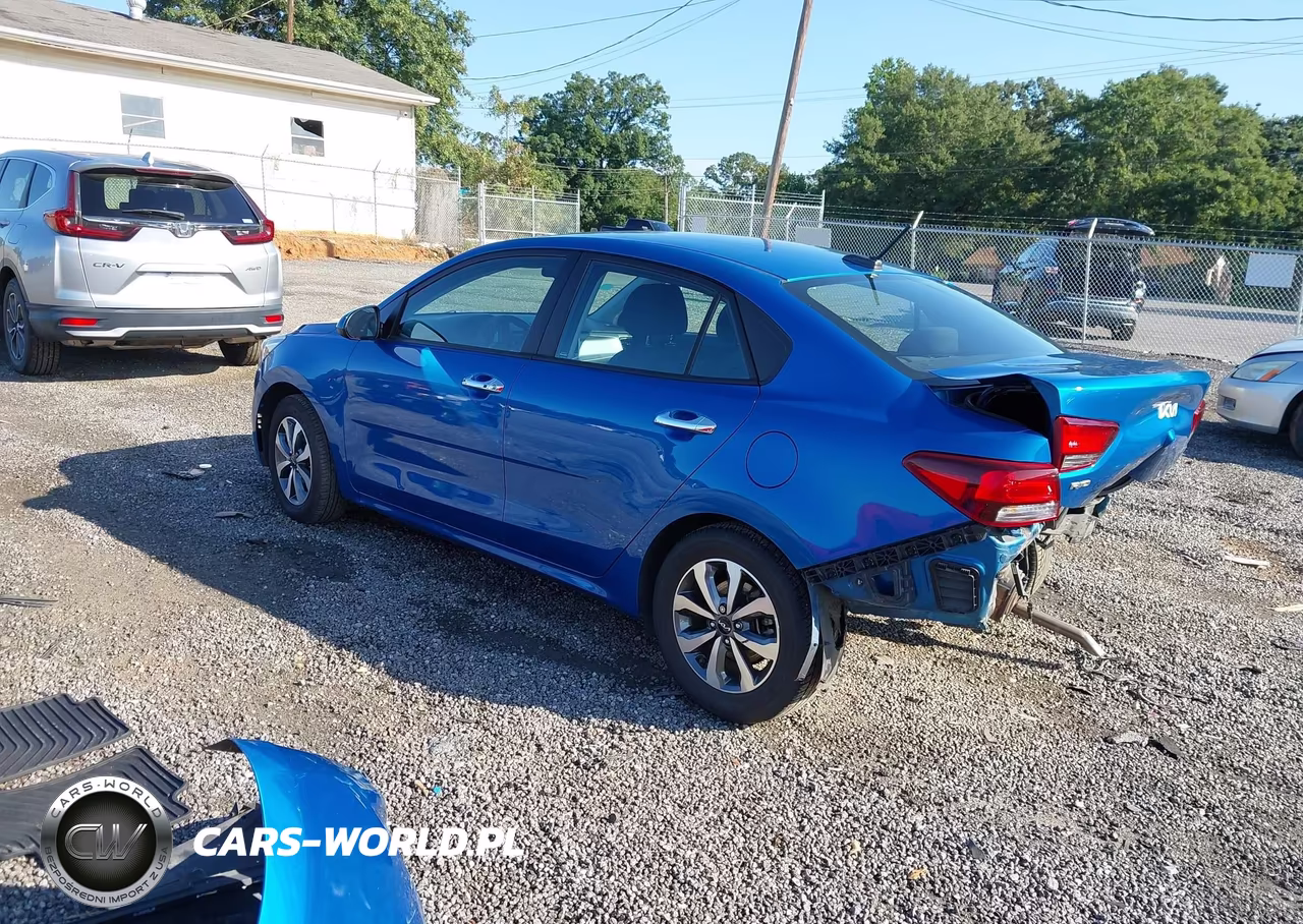 2022 Kia Rio S VIN:3KPA24AD7NE477062 - 3