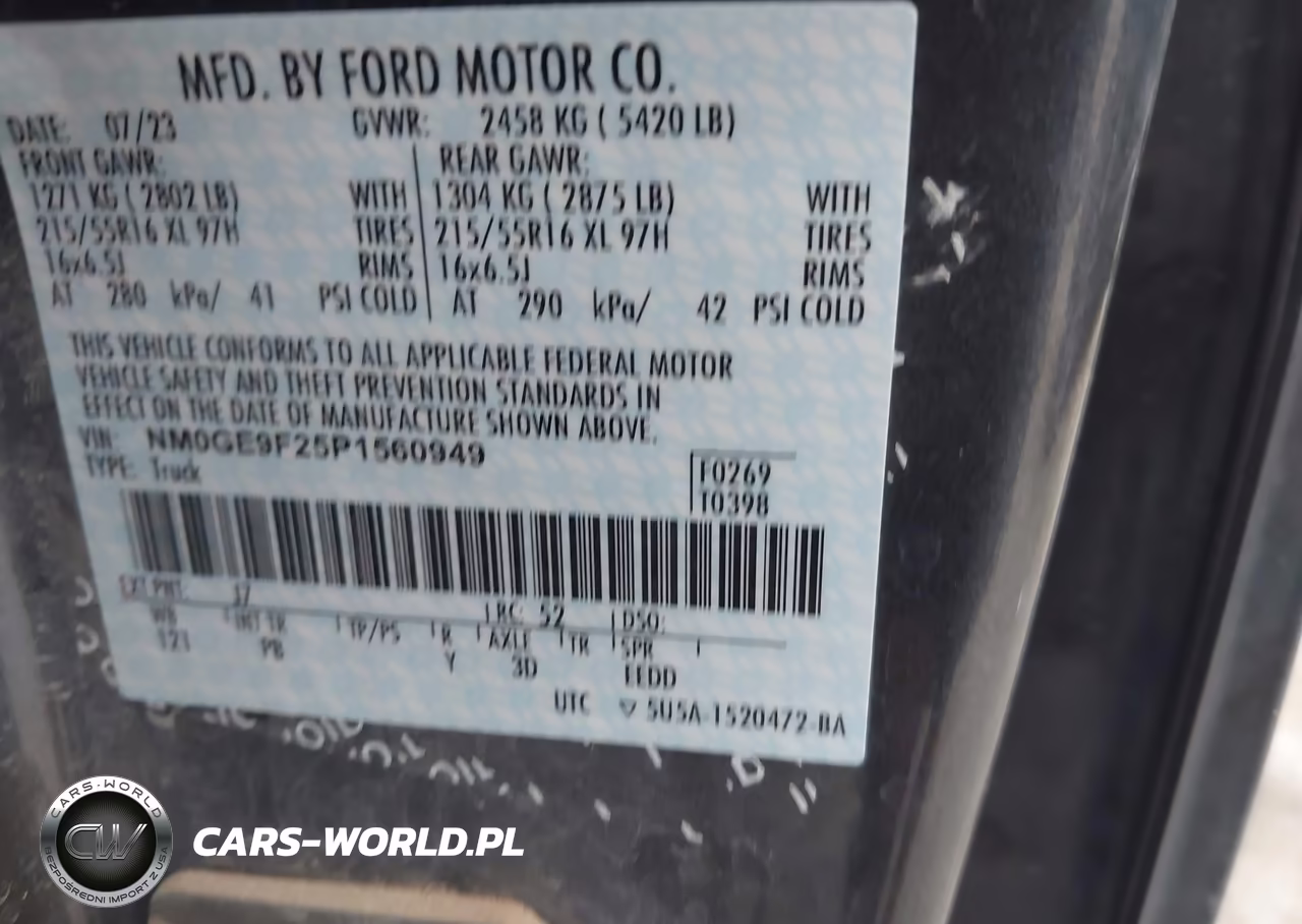 2023 Ford Transit Connect Xlt Passenger VIN:NM0GE9F25P1560949 - 9
