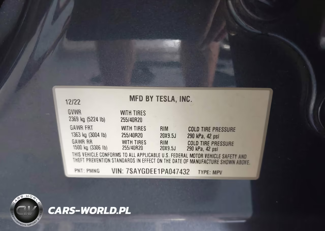 2023 Tesla Model Y Awd-Long Range Dual Motor All-Wheel Drive VIN:7SAYGDEE1PA047432 - 9