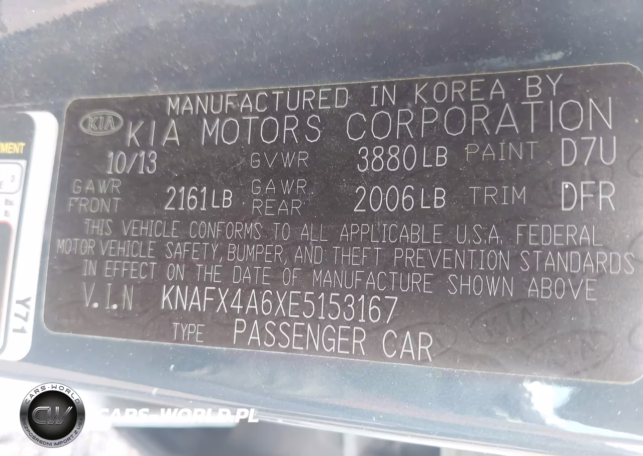 2014 Kia Forte Lx VIN:KNAFX4A6XE5153167 - 9