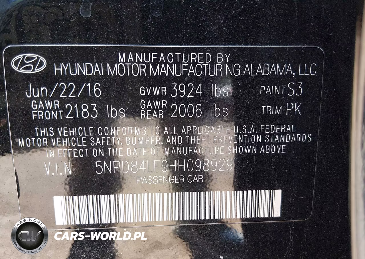 2017 Hyundai Elantra Se VIN:5NPD84LF9HH098929 - 9