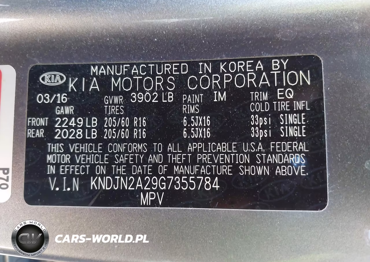 2016 Kia Soul VIN:KNDJN2A29G7355784 - 9
