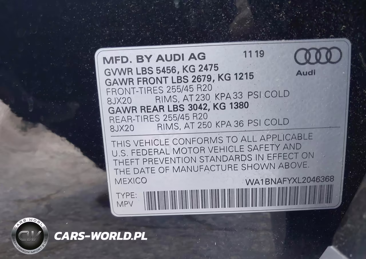 2020 Audi Q5 Premium Plus 45 Tfsi Quattro S Tronic VIN:WA1BNAFYXL2046368 - 9