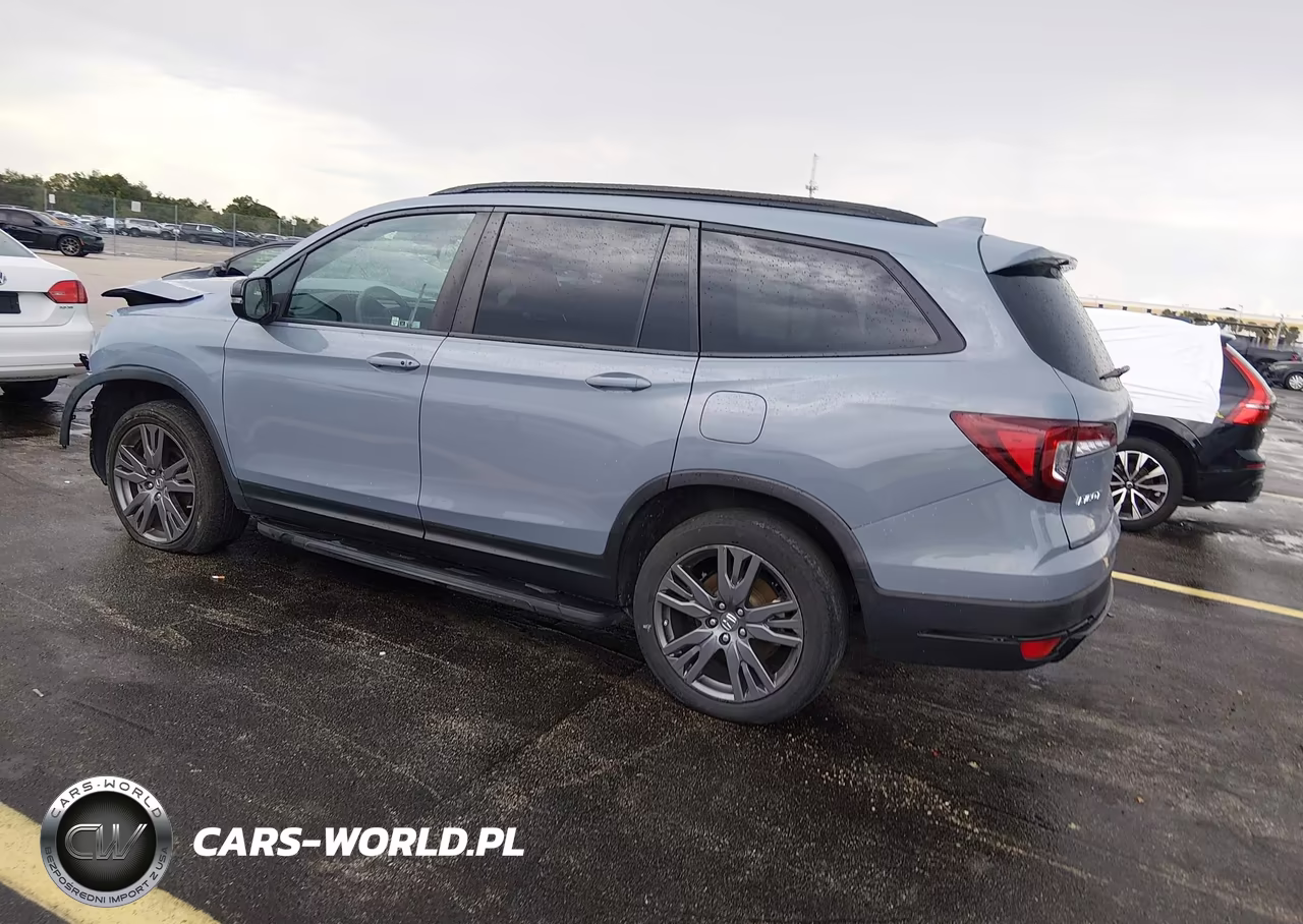 2022 Honda Pilot Awd Sport VIN:5FNYF6H38NB048423 - 3