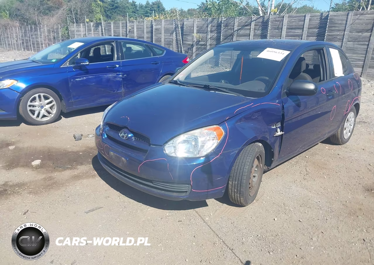 2010 Hyundai Accent Blue VIN:KMHCM3AC1AU179912 - 2