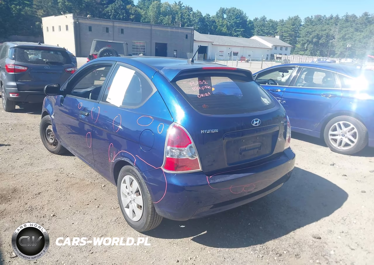 2010 Hyundai Accent Blue VIN:KMHCM3AC1AU179912 - 3