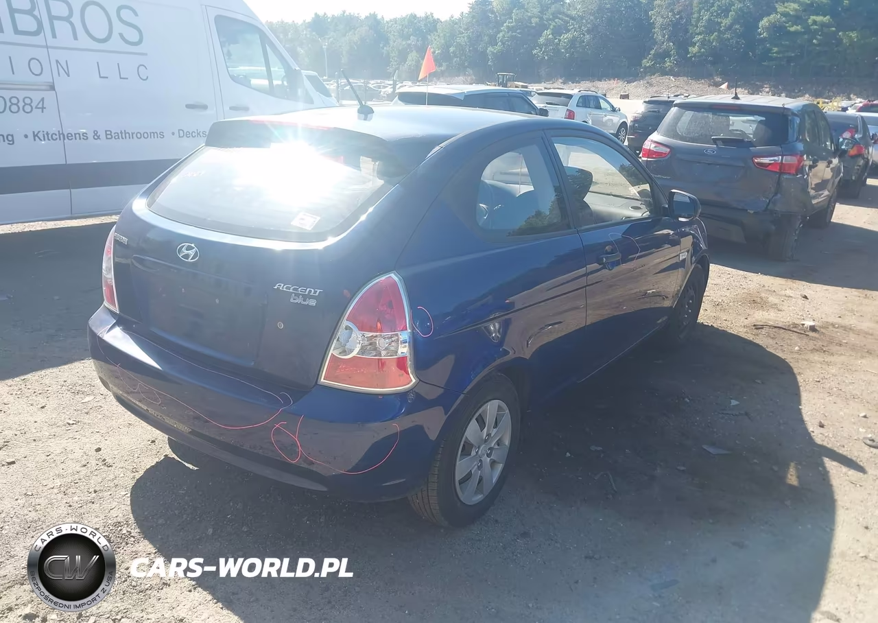 2010 Hyundai Accent Blue VIN:KMHCM3AC1AU179912 - 4