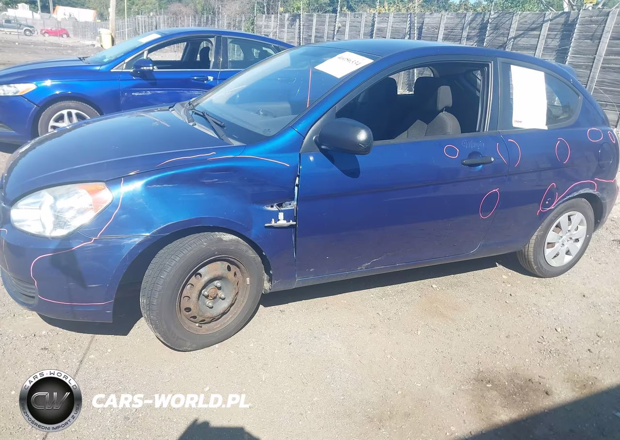 2010 Hyundai Accent Blue VIN:KMHCM3AC1AU179912 - 6