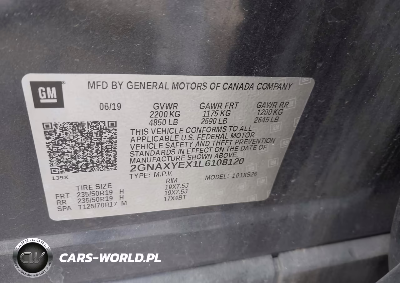 2020 Chevrolet Equinox Awd Premier 2.0L Turbo VIN:2GNAXYEX1L6108120 - 9
