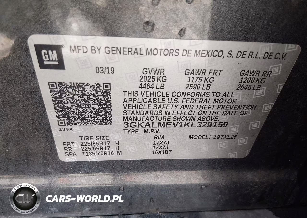 2019 GMC Terrain Sle VIN:3GKALMEV1KL329159 - 9