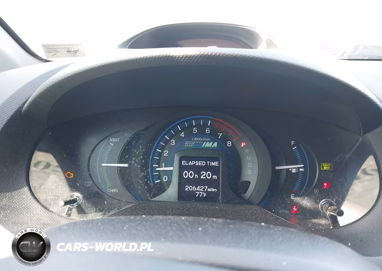 2013 Honda Insight Ex VIN:JHMZE2H71DS000717 - 7