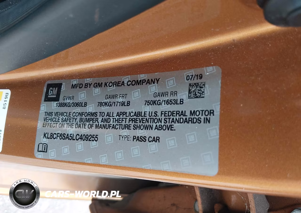 2020 Chevrolet Spark Fwd 2Lt Automatic VIN:KL8CF6SA5LC409255 - 9
