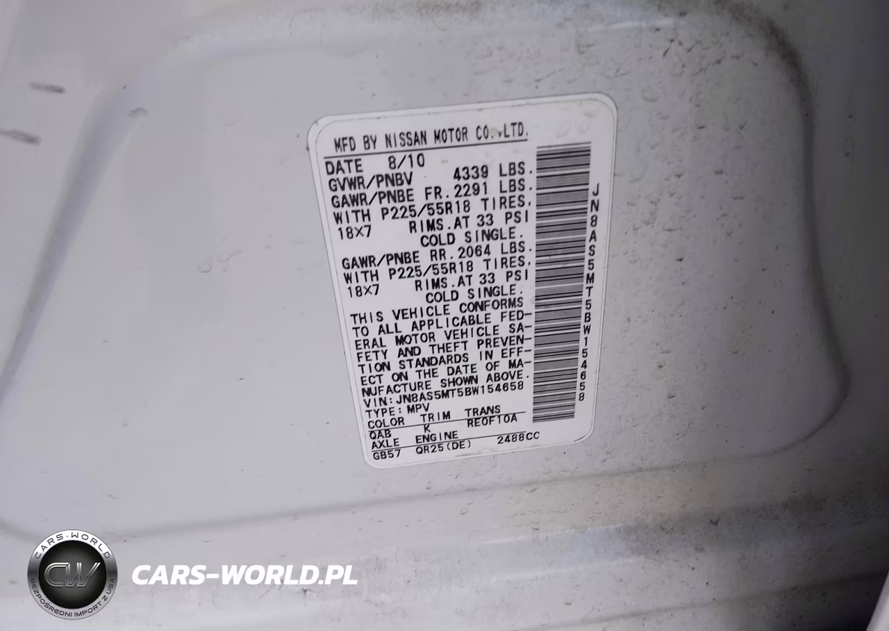 2011 Nissan Rogue Sv VIN:JN8AS5MT5BW154658 - 9
