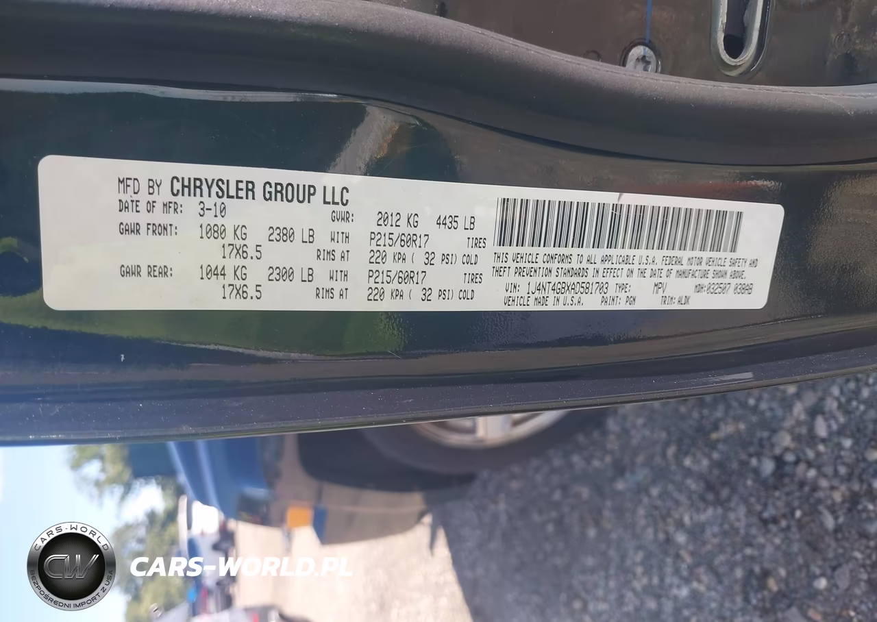 2010 Jeep Patriot Limited VIN:1J4NT4GBXAD581703 - 9