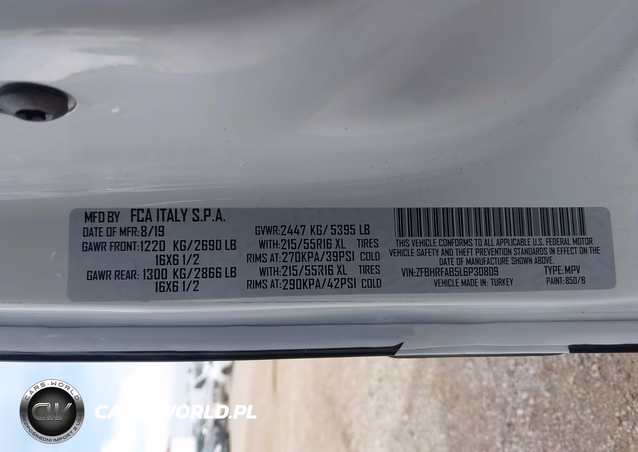 2020 Ram Promaster City Tradesman VIN:ZFBHRFAB5L6P30809 - 9